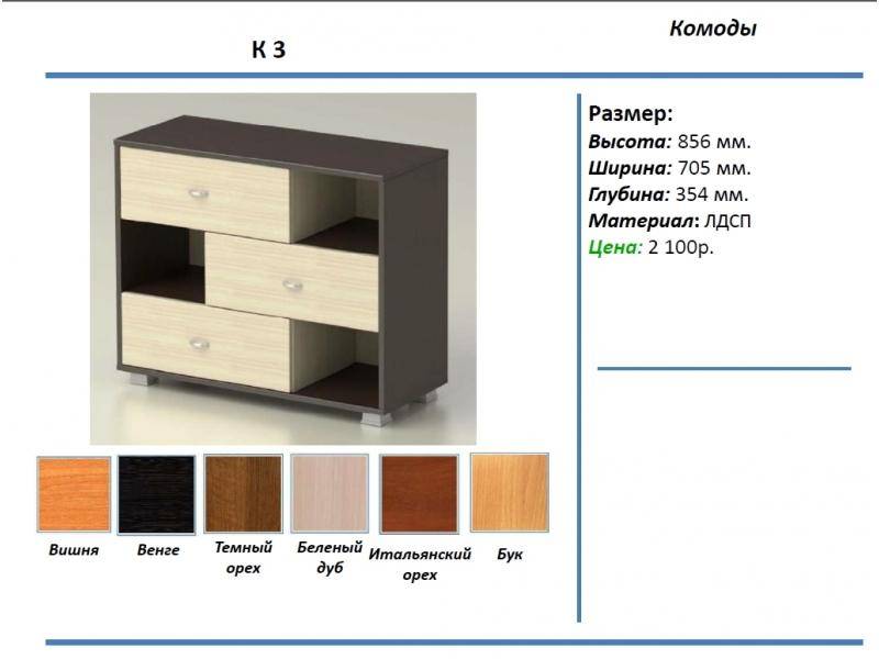 комод к3 в Туле