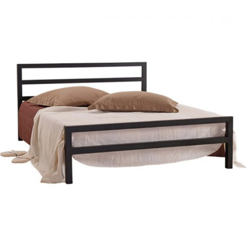 кровать полутораспальная 150х200 черная аристо в Туле