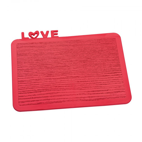 разделочная доска happy board love, красная в Туле