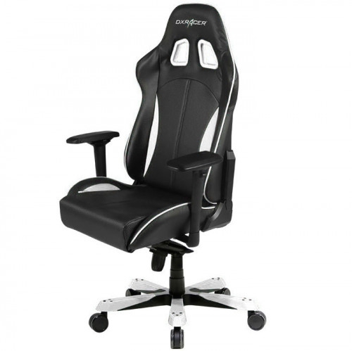 кресло геймерское dxracer king ks57 черно-белое в Туле