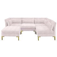 диван zara sectional угловой розовый в Туле