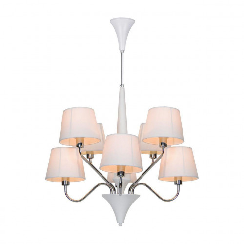 подвесная люстра arte lamp a1528lm-8wh белая в Туле