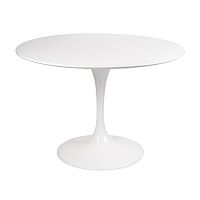 стол eero saarinen style tulip table mdf d100 глянцевый белый в Туле