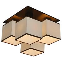 потолочная люстра arte lamp quadro a4402pl-4bk в Туле