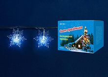 светодиодная гирлянда «снежинки-1» 700см (07930) uniel uld-s0700-050/dta white ip20 snowflakes-1 в Туле