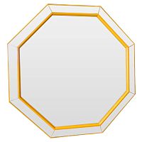 зеркало венецианское восьмиугольное желтое yellow octagon в Туле