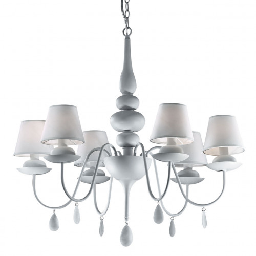 подвесная люстра ideal lux blanche sp6 bianco в Туле