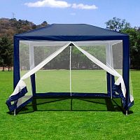 садовый шатер с сеткой лира-3 blue (2х3) в Туле