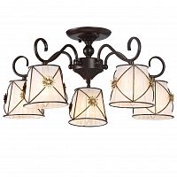 потолочная люстра arte lamp 72 a5495pl-5br в Туле