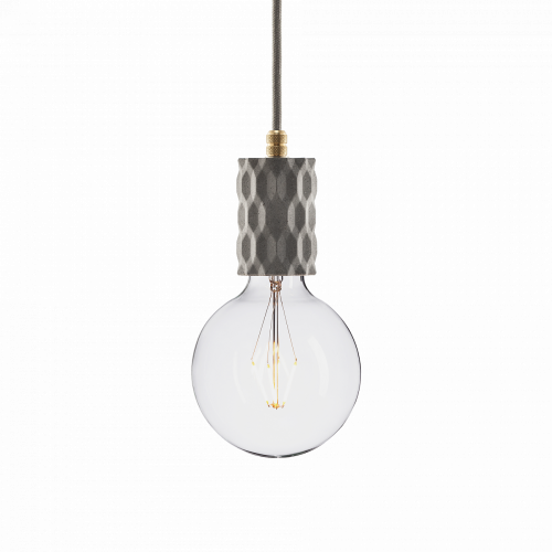 подвесной светильник beton glitter gray brass в Туле