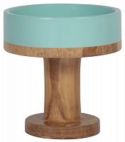 ваза настольная rustic chic bowl blue wood в Туле