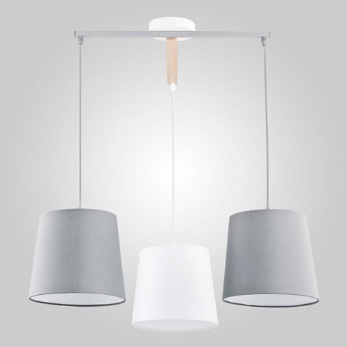 подвесная люстра tk lighting 1279 balance серая в Туле