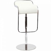 барный стул lem style piston stool белая кожа в Туле