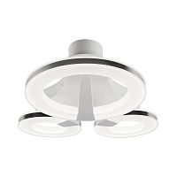 потолочный светодиодный светильник idlamp jenevra 397/3pf-ledwhitechrome в Туле