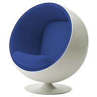 детское кресло eero ball chair бело-синее в Туле