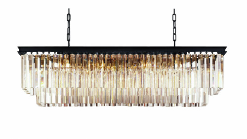 люстра odeon l120 black&glass серая, прозрачная в Туле