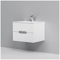 тумба под раковину am.pm spirit m70fhx0602wg33 подвесная, ящики с доводчиками, 60 см, белый глянец в Туле
