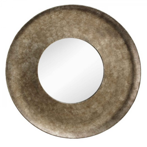 зеркало круглое большое состаренное в широкой раме farran antique в Туле