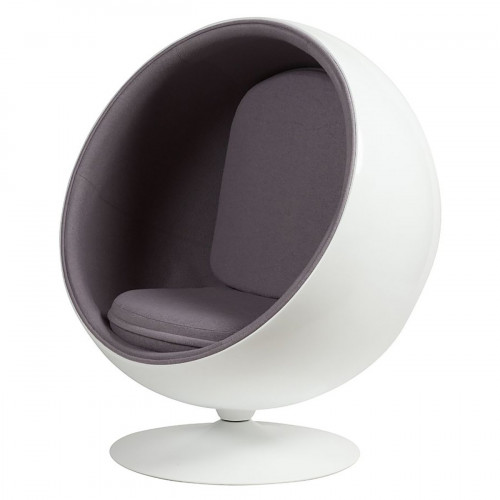 кресло eero ball chair серое в Туле