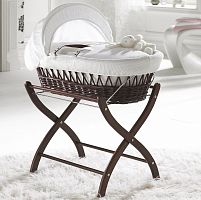 колыбель-переноска gift wicker moses basket темная, белое белье в Туле