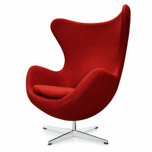 кресло egg chair темно-красное в Туле