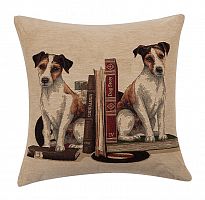 подушка с джек-рассел терьерами bookends jack russell в Туле