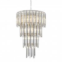 люстра gigi 13 nickel от delight collection прозрачная/никель в Туле