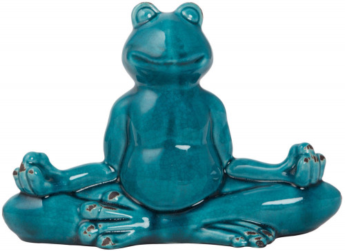 декор frog blue meditation в Туле