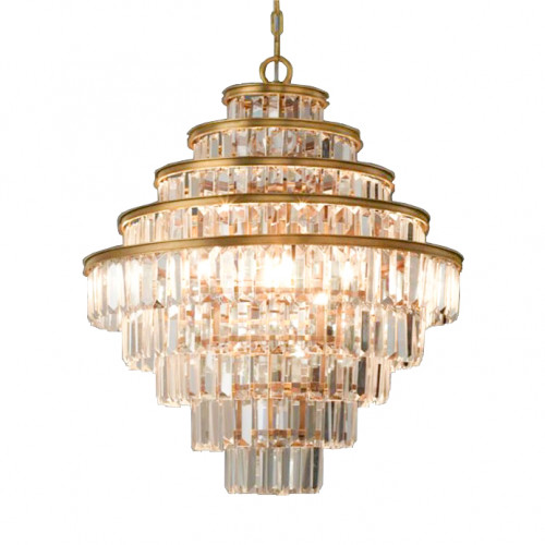 люстра alaine 80 латунь, прозрачное стекло латунь, прозрачная в Туле