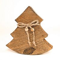 украшение новогоднее ель деревянная wooden tree, 15х14х2,5 см в Туле