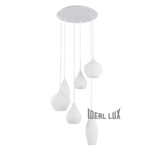 подвесная люстра ideal lux soft sp6 bianco в Туле