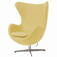 кресло egg chair желтое в Туле