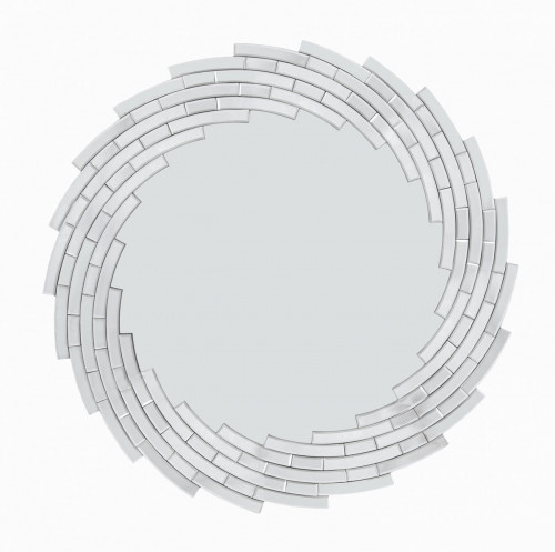 зеркало круглое с фацетом в витой стеклянной раме santena в Туле