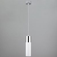 подвесной светильник eurosvet double topper 50135/1 led хром/белый в Туле