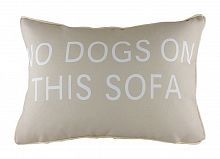 подушка с надписью no dogs on this sofa в Туле