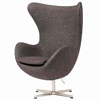 кресло egg chair серое в Туле