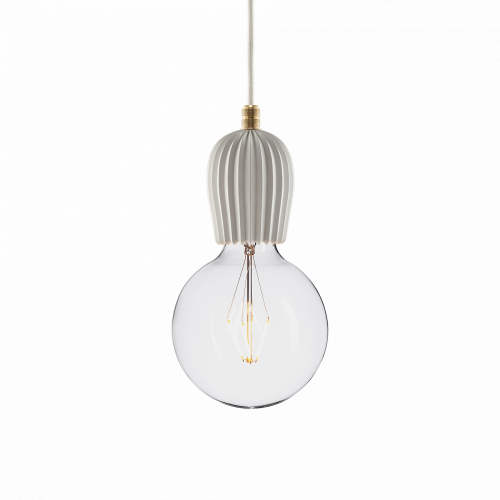подвесной светильник beton rib white brass в Туле