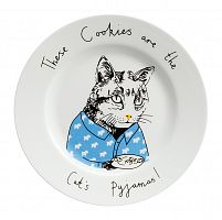 тарелка these cookies are the cat's pyjamas в Туле