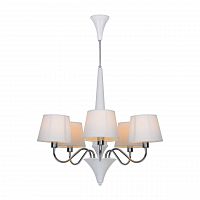 подвесная люстра arte lamp a1528lm-5wh белая в Туле