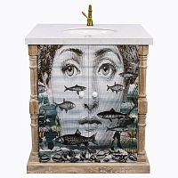 тумба с раковиной аквариум снег fornasetti в Туле
