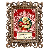 репродукция старинной рождественской гравюры christmas day в Туле