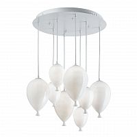 подвесная люстра ideal lux clown sp8 bianco в Туле