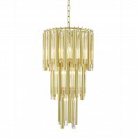 люстра gigi 7 gold от delight collection прозрачная/золото в Туле