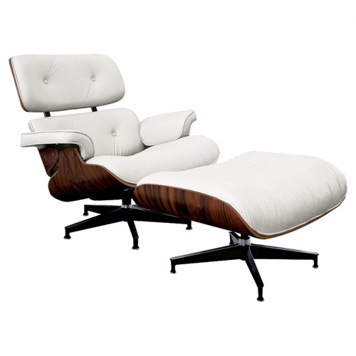 кресло lounge chair & ottoman белое в Туле
