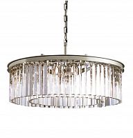 люстра prism silver 80 серебро, прозрачное стекло в Туле