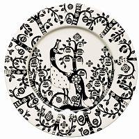 тарелка taika черно-белая в Туле