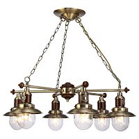 подвесная люстра arte lamp sailor a4524lm-6ab в Туле