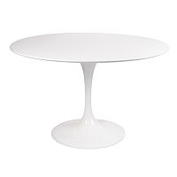 стол eero saarinen style tulip table mdf d110 глянцевый белый в Туле