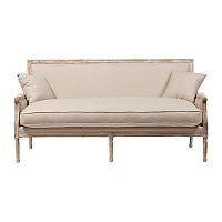 диван auguste salon bench with burlap прямой бежевый в Туле