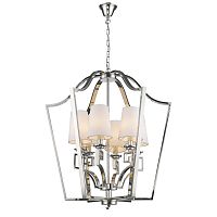 люстра presidential 6 от delight collection белая/никель в Туле